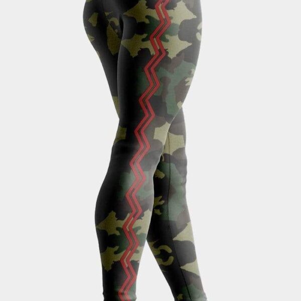 Gearhuman 3D Zigzag Stripe Custom Leggings GW08045 Leggings 