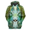 Gearhuman Copy of 3D King Tiger Hoodies - T-Shirts Apparel PET110162 3D Custom Fleece Hoodies Hoodie S