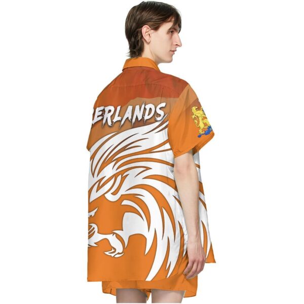 Gearhuman Euro 2020 Netherlands Supporter Hawaii Shirt ZK1406211 Short Sleeve Shirt 