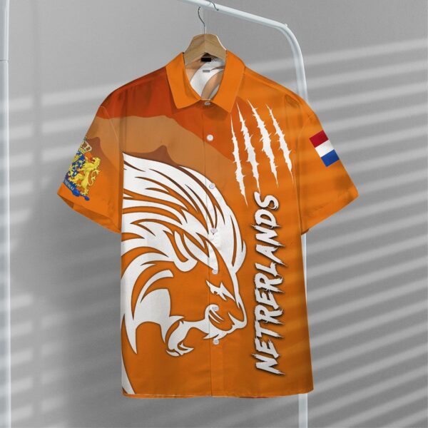 Gearhuman Euro 2020 Netherlands Supporter Hawaii Shirt ZK1406211 Short Sleeve Shirt 
