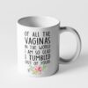 Gearhumans 2D Of All The Vaginas In The World So Glad I Tumbled Out Of Yours Mug ZK1305214 Mug 11oz