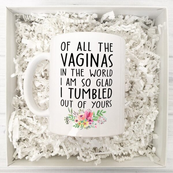 Gearhumans 2D Of All The Vaginas In The World So Glad I Tumbled Out Of Yours Mug ZK1305214 Mug 