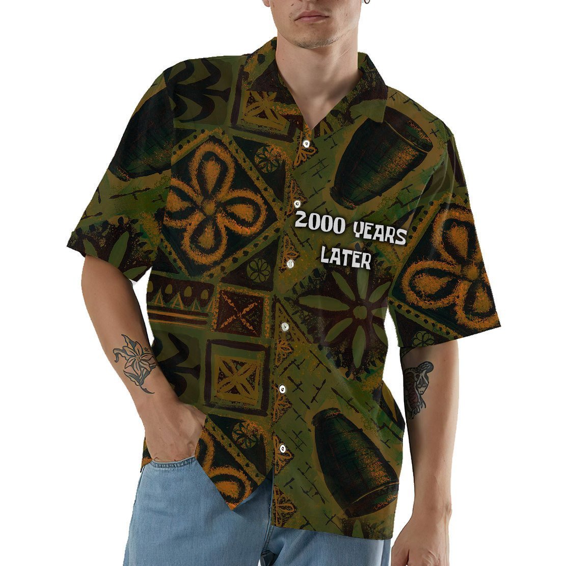 Gearhumans 3D 2000 Years Later Hawaii Shirt ZK0405212 Hawai Shirt
