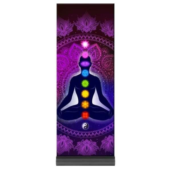 Gearhumans 3D 7 Chakras Meditations To Keep You In Balance Custom Yoga Mat GS16062116 Yoga Mat Yoga Mat 71.37"x26.52" 