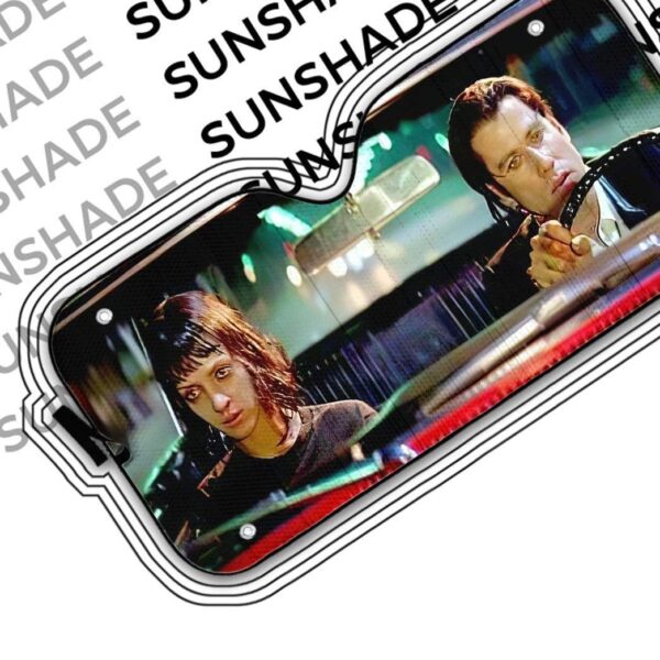 gearhumans 3D A Date With Vincent Vega Pulp Fiction Custom Auto Car SunShade GN300717 Auto Sunshade 