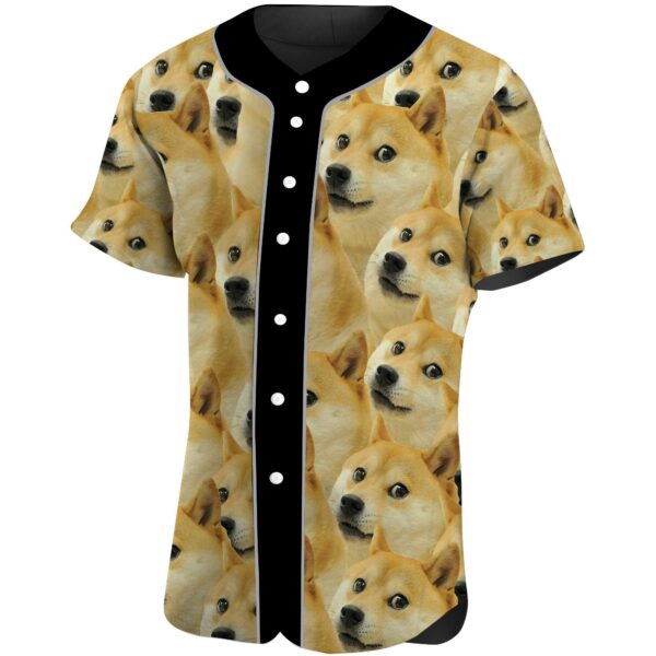 Gearhumans 3D A Lot Of Doges Custom Jersey Shirt GO01072116 Jersey Shirt