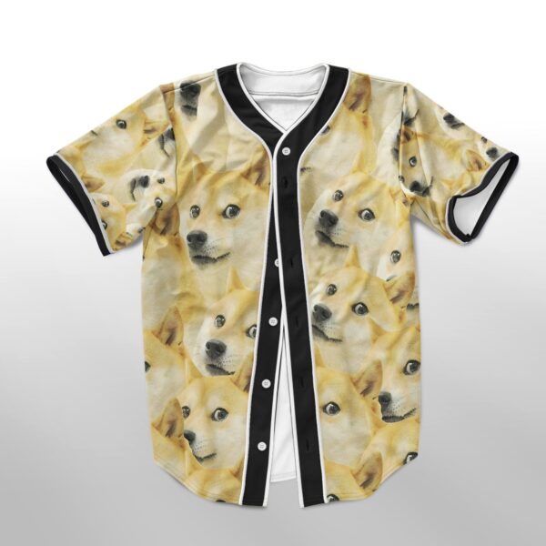 Gearhumans 3D A Lot Of Doges Custom Jersey Shirt GO01072116 Jersey Shirt 
