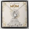 Gearhumans 3D A Special Mom Happy Mothers Day Forever Love Necklace GS23042119 ShineOn Fulfillment Standard Box