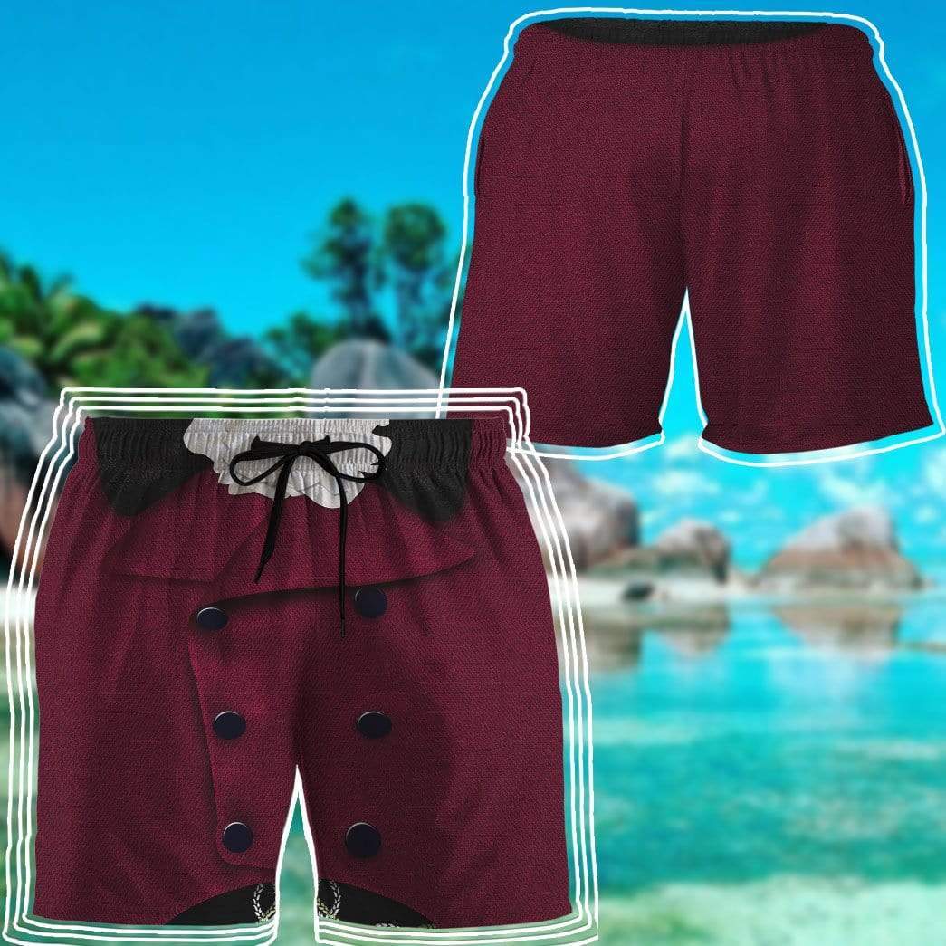 Gearhumans 3D Aaron Burr Custom Beach Shorts Swim Trunks GV100733 Men Shorts