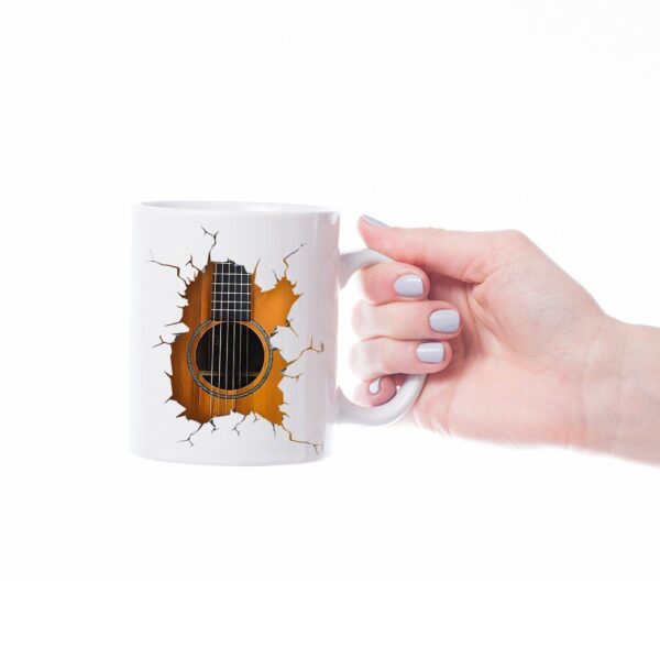 Gearhumans 3D Acoustic Guitar Custom Name Mug ZK2405213 Mug 