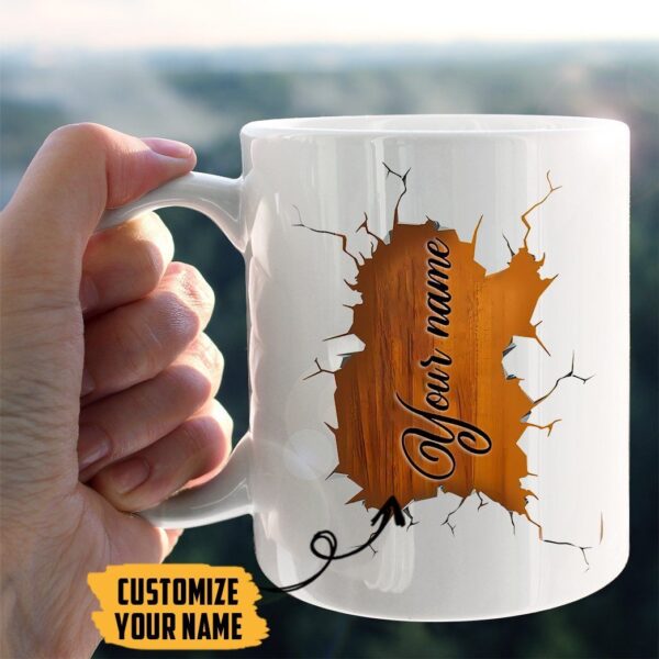 Gearhumans 3D Acoustic Guitar Custom Name Mug ZK2405213 Mug 