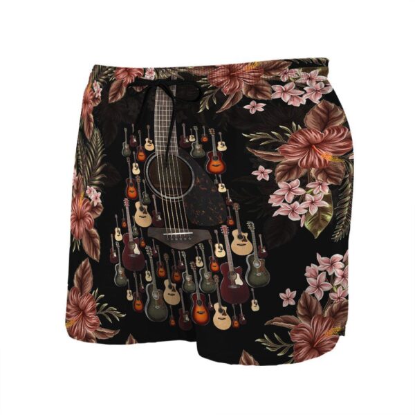 Gearhumans 3D Acoustic Guitar Hawaii Custom Beach Shorts Swim Trunks GS14052127 Men Shorts