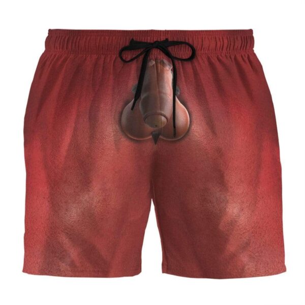 Gearhumans 3D Adam HELLBOY Custom Summer Beach Shorts Swim Trunks GN22062 Men Shorts Men Shorts S 