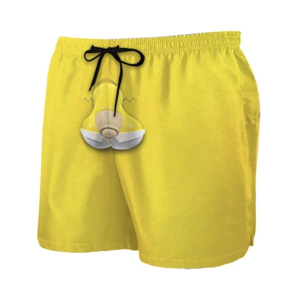 Gearhumans 3D Adam HOMER SIMPSON Custom Summer Beach Shorts Swim Trunks GN22065 Men Shorts