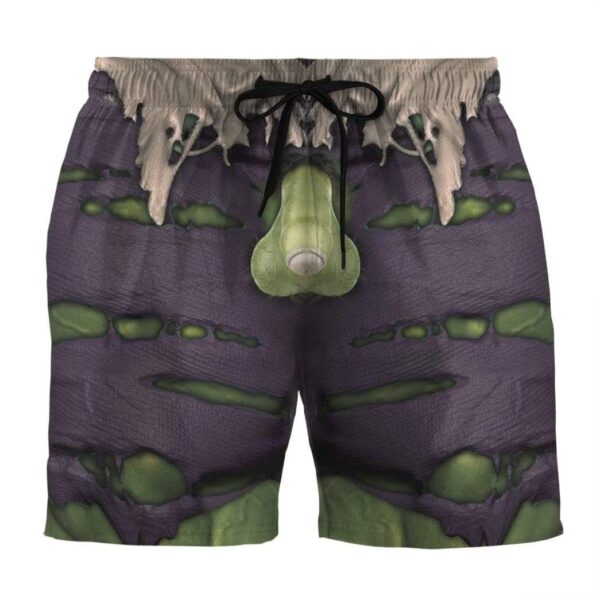 Gearhumans 3D Adam HULK Custom Summer Beach Shorts Swim Trunks GN22066 Men Shorts Men Shorts S