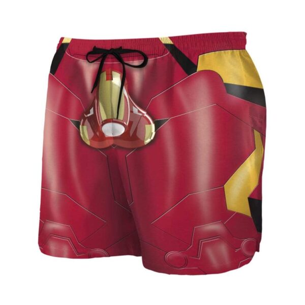 Gearhumans 3D Adam IRONMAN Custom Summer Beach Shorts Swim Trunks GN22061 Men Shorts