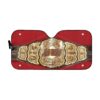 Gearhumans 3D AEW World Heavyweight Championship Belt Custom Auto Car Sunshade GO06052114 Auto Sunshade 57''x27.5''