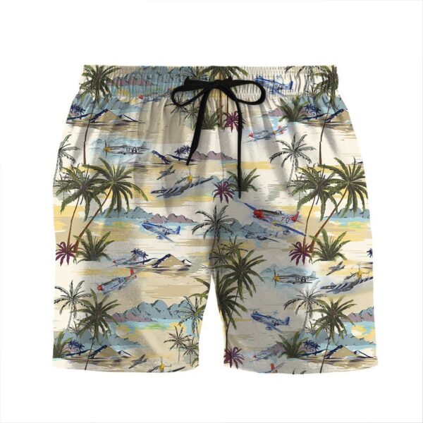 Gearhumans 3D Aircraft Beach Shorts ZG-BS070820010 Men Shorts Beach Shorts / S