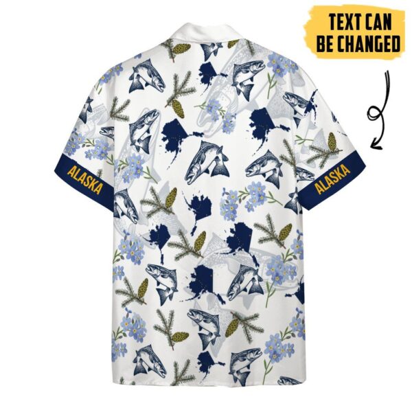 Gearhumans 3D Alaska Proud Custom Text Short Sleeve Shirts GS2605217 Hawai Shirt