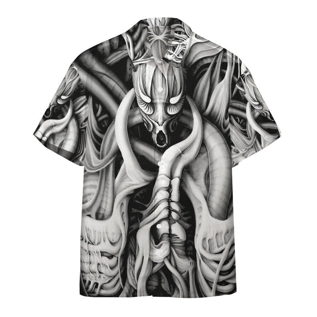 Gearhumans 3D Alien Predator Custom Hawaii Shirt GO30062117 Hawai Shirt Hawai Shirt S