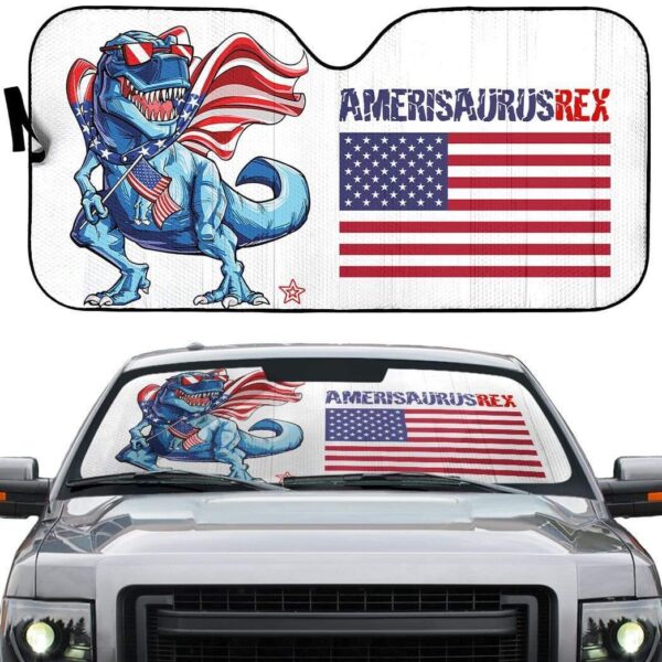 gearhumans 3D Ameri Saurus Custom Car Auto Sunshade GL26059 Auto Sunshade