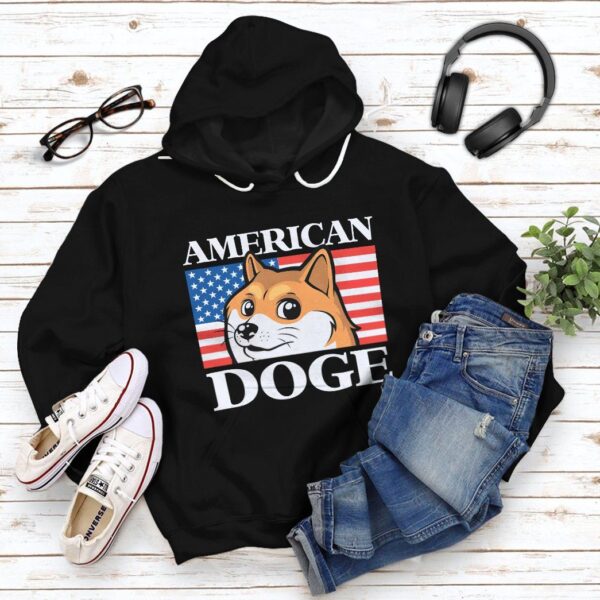 Gearhumans 3D American Doge Custom Tshirt Hoodie Apparel GO24052108 3D Apparel