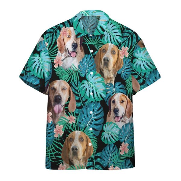 Gearhumans 3D American English Coonhound Dog Summer Custom Short Sleeve Shirt GW1905217 Hawai Shirt Short Sleeve Shirt S 