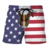 Gearhumans 3D American Flag Beach Shorts Swim Trunks GV03061 Men Shorts Men Shorts S