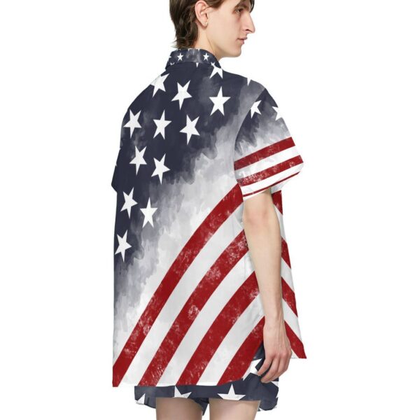 Gearhumans 3D American Flag Custom Short Sleeve Shirt GW2005213 Hawai Shirt 