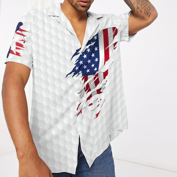 Gearhumans 3D American Golf Hawaii Shirt ZK0505212 Hawai Shirt