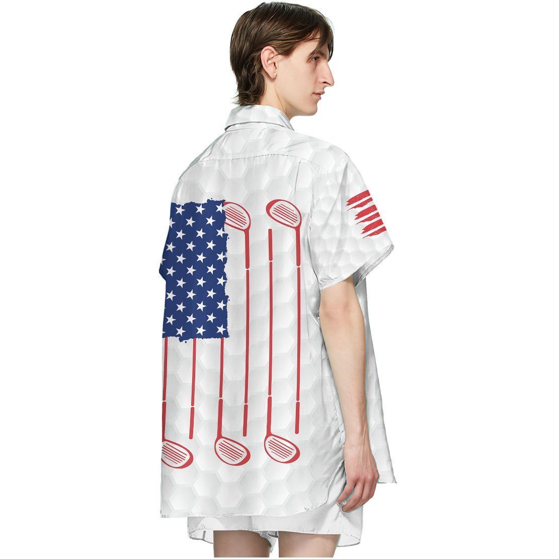 Gearhumans 3D American Golf Hawaii Shirt ZK0505212 Hawai Shirt