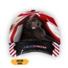 Gearhumans 3D American Newfoundland Dog Custom Name Classic Cap GW050419 Cap Cap