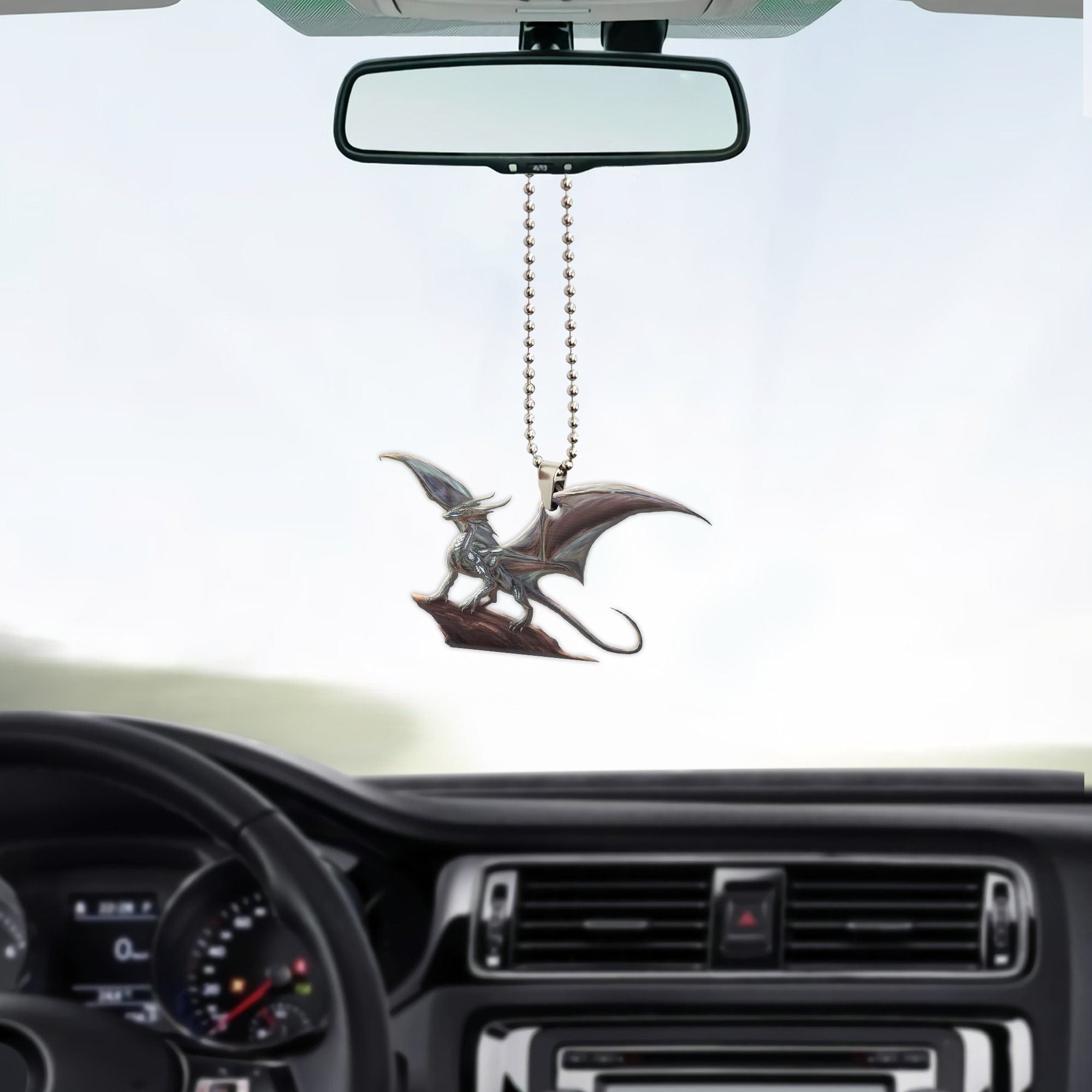 Gearhumans 3D Ancient Copper Dragon Custom Car Hanging GW22062111 Car Hanging