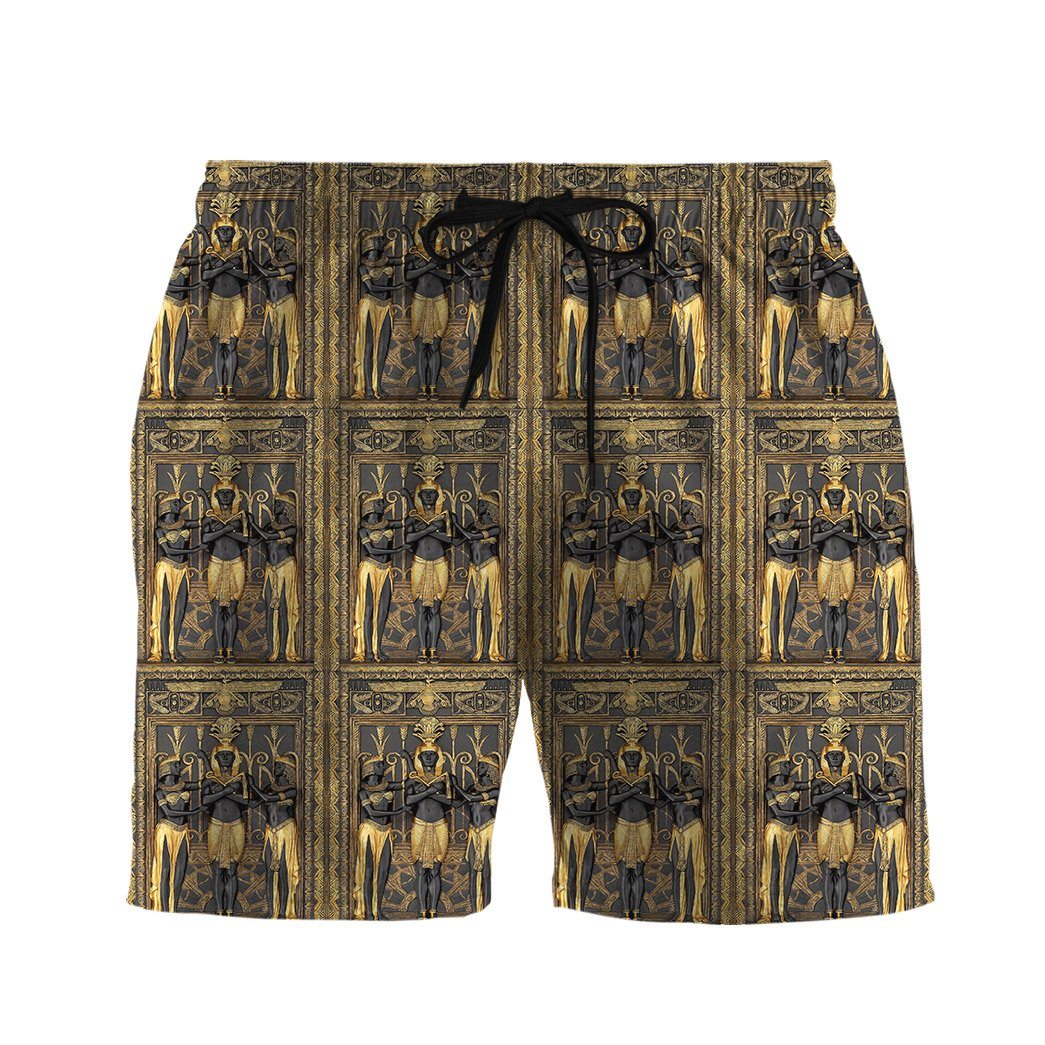 Gearhumans 3D Ancient Egypt Pharao Custom Men Short GS02072117 Men Shorts Men Shorts S
