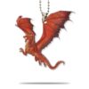 Gearhumans 3D Ancient Red Dragon Custom Car Hanging GW2206214 Car Hanging Car Hanging/1 Pack