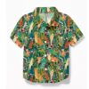 Gearhumans 3D Animals Tropical Hawaii Custom Kid Short Sleeve Shirt GW24062110 Hawai Shirt Kid Hawai Shirt Kid XS