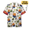 Gearhumans 3D Arizona Proud Custom Text Short Sleeve Shirts GS31052122 Hawai Shirt Short Sleeve Shirt S