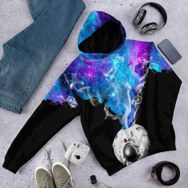 Gearhumans 3D Astronaut Galaxy Custom Tshirt Hoodie Apparel GW1105212 3D Apparel 