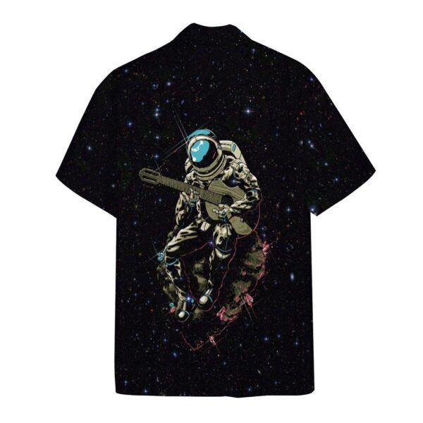 Gearhumans 3D Astronaut Playing The Guitar Custom Hawaii Shirt GO11052127 Hawai Shirt