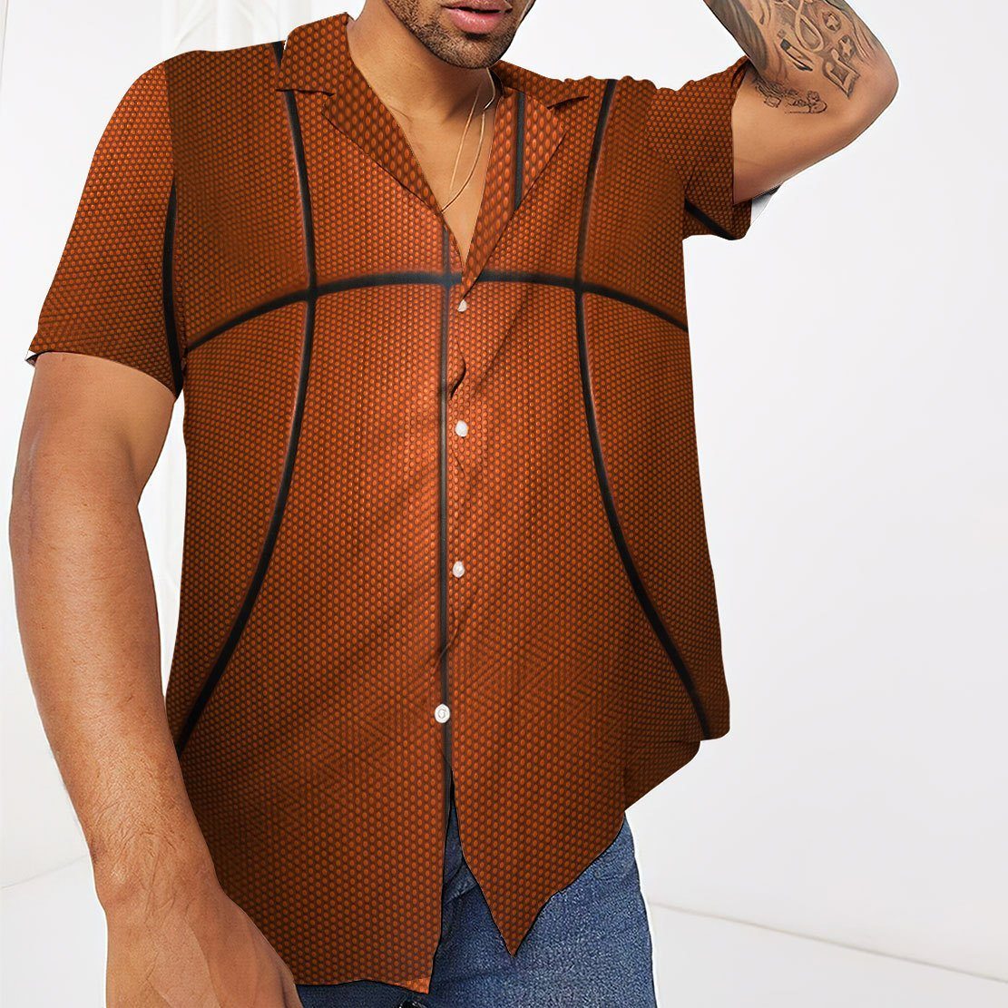 Gearhumans 3D Basketball Hawaii Shirt ZZ1205211 Hawai Shirt