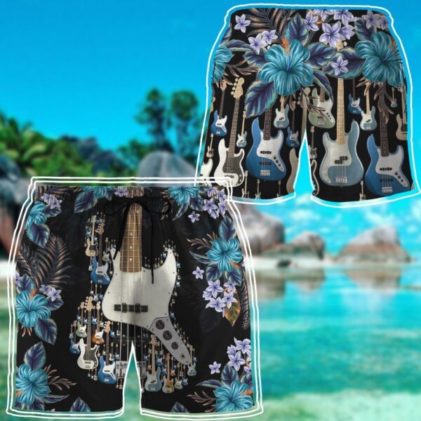 Gearhumans 3D Bass Guitar Hawaii Shirt ZG-HW13082004 Hawai Shirt