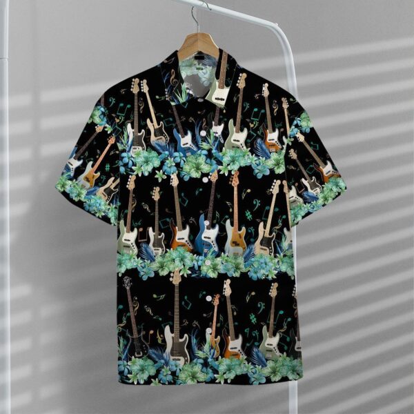 Gearhumans 3D Bass Guitar Hawaii Shirt ZZ13045 Hawai Shirt