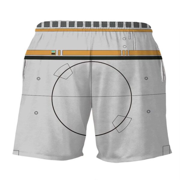 Gearhumans 3D BB8 Custom Beach Shorts Swim Trunks GL23077 Men Shorts