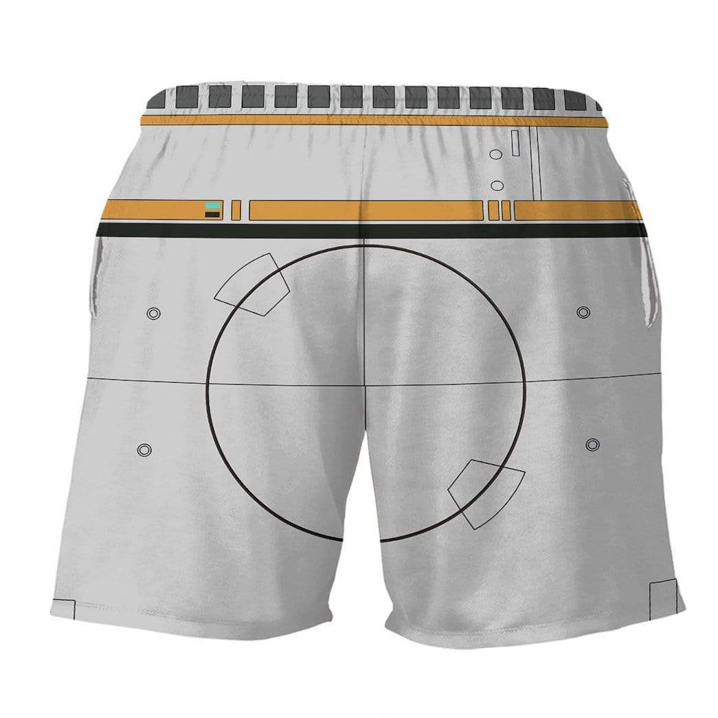 Gearhumans 3D BB8 Custom Beach Shorts Swim Trunks GL23077 Men Shorts
