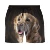 Gearhumans 3D Beautiful Golden Retriever Custom Beach Shorts Swim Trunks GV12062 Men Shorts Men Shorts S