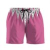 Gearhumans 3D Bedazzled Hot Pink Jumpsuit Custom Beach Shorts GN30073 Men Shorts Men Shorts S