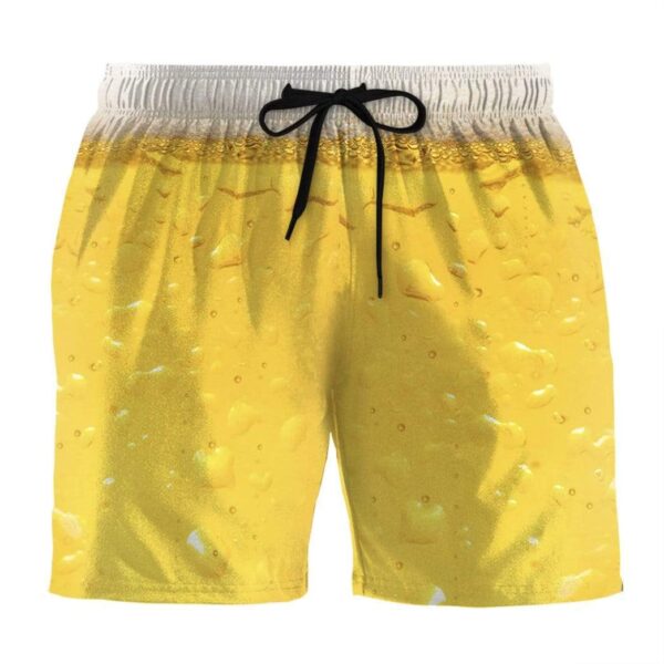Gearhumans 3D Beer Custom Beach Shorts GS29065 Men Shorts Men Shorts S 