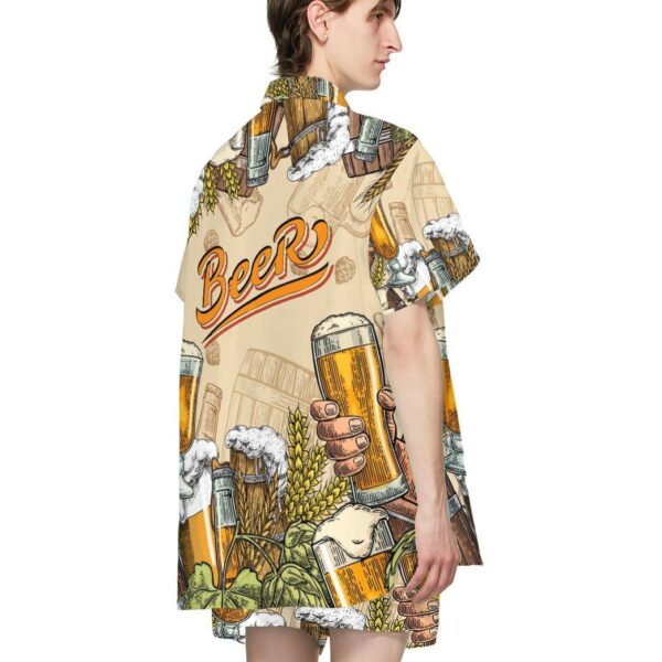 Gearhumans 3D Beer Custom Hawaii Shirt GS06072117 Hawai Shirt 