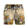 Gearhumans 3D Beer Custom Men Short GS06072118 Hawai Shirt Hawai Shirt S