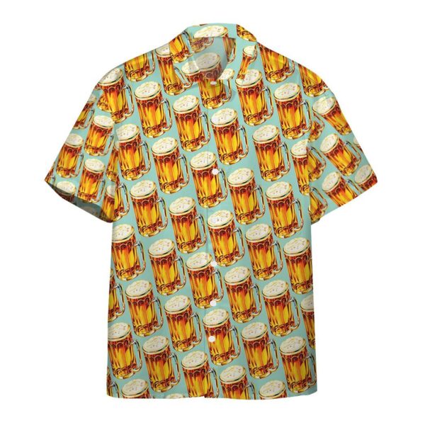 Gearhumans 3D Beers Custom Hawaii Shirt GO20052114 Hawai Shirt Short Sleeve Shirt S 